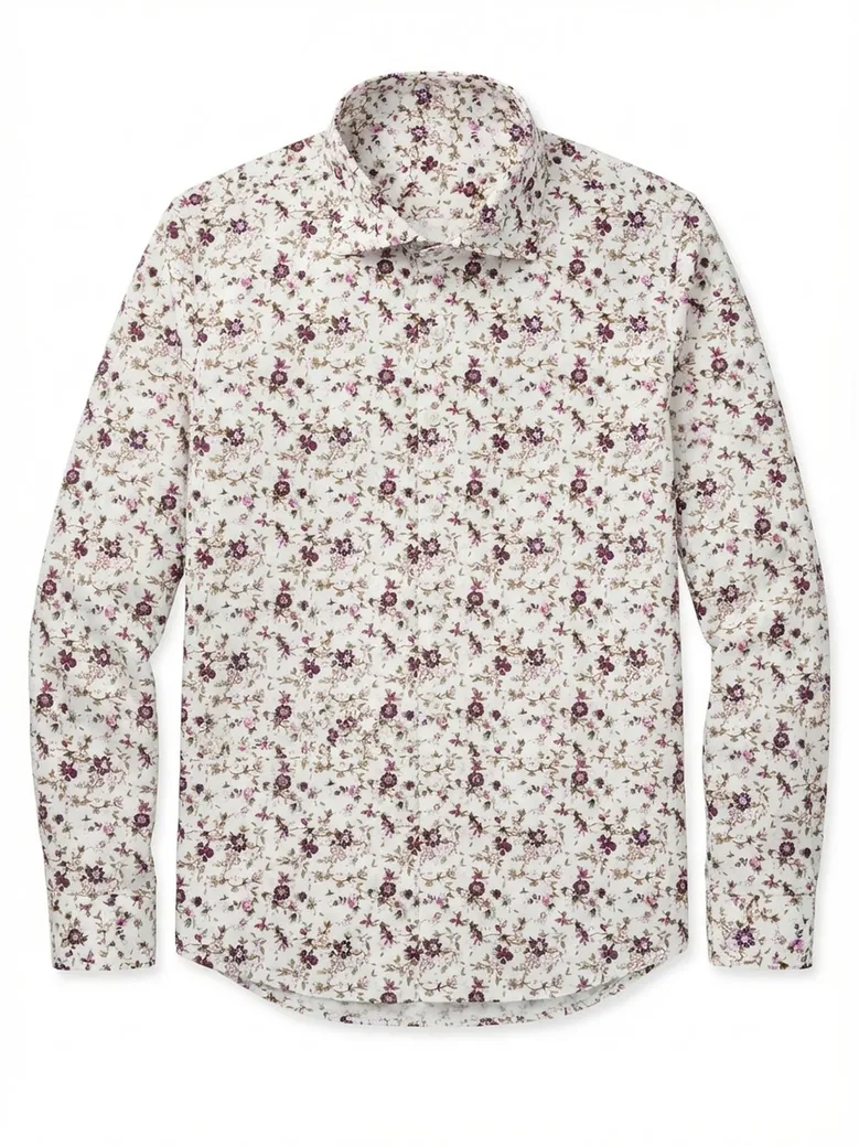 Camisa de popelina blanca lisa de fácil planchado