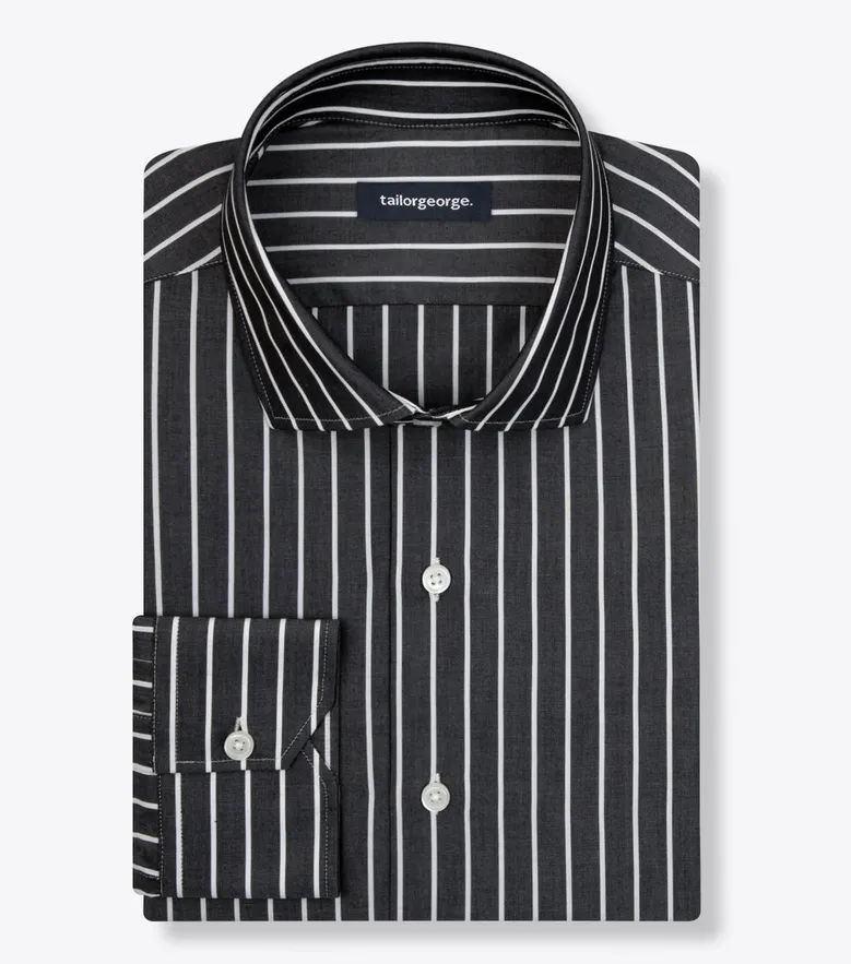 Camisa de popelina blanca lisa de fácil planchado