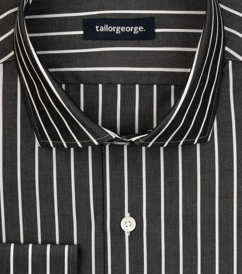 Camisa de popelina blanca lisa de fácil planchado