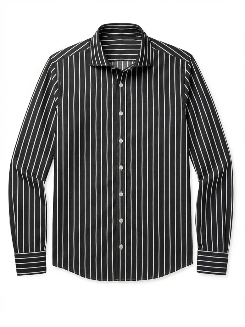 Camisa de popelina blanca lisa de fácil planchado