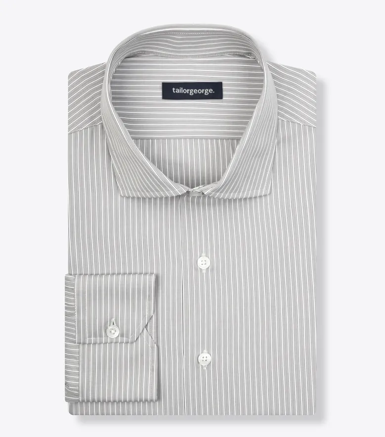 Camisa de popelina blanca lisa de fácil planchado