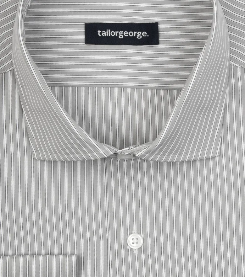Camisa de popelina blanca lisa de fácil planchado