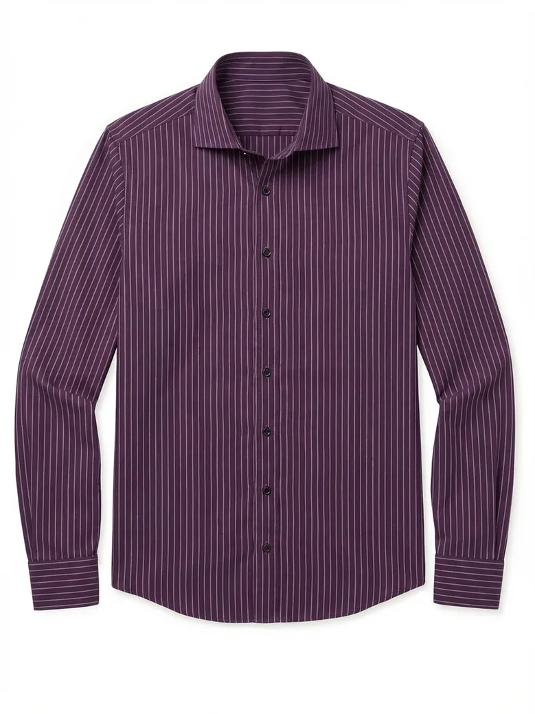 Camisa de popelina blanca lisa de fácil planchado