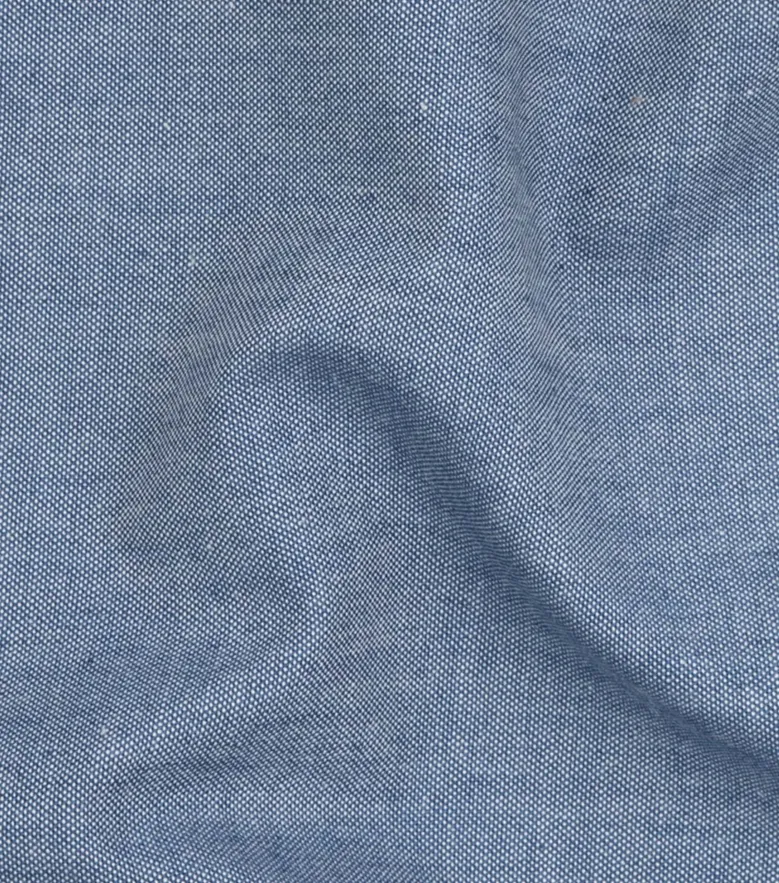 Camisa de popelina blanca lisa de fácil planchado