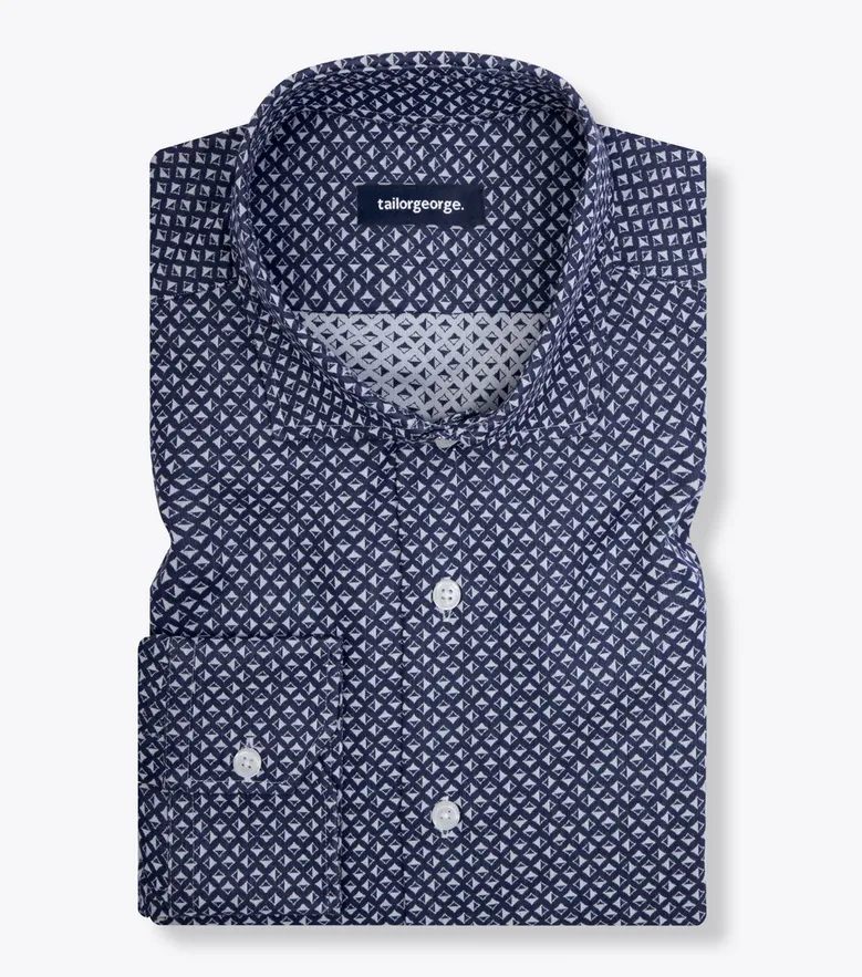 Camisa de popelina blanca lisa de fácil planchado