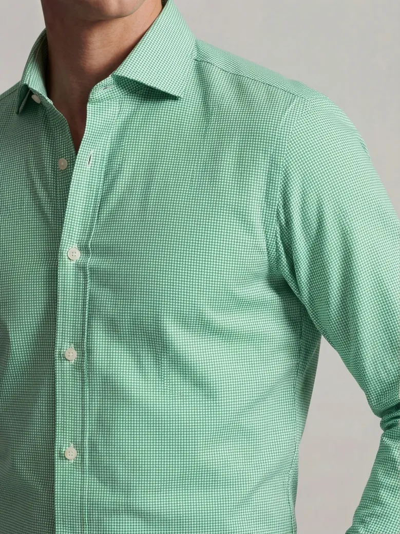 Camisa de popelina blanca lisa de fácil planchado