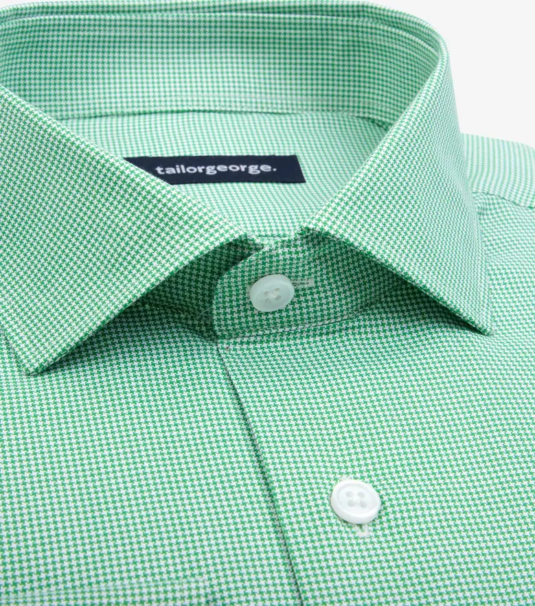 Camisa de popelina blanca lisa de fácil planchado