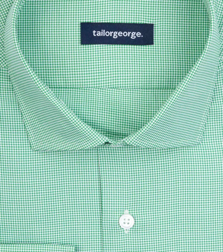Camisa de popelina blanca lisa de fácil planchado