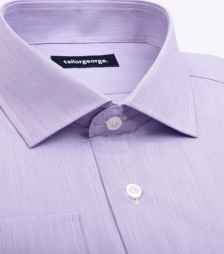 Camisa de popelina blanca lisa de fácil planchado