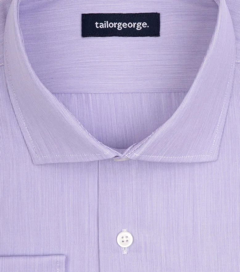 Camisa de popelina blanca lisa de fácil planchado