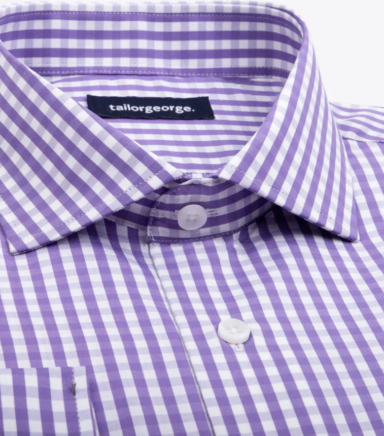 Camisa de popelina blanca lisa de fácil planchado
