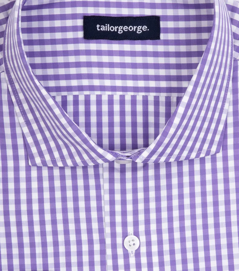 Camisa de popelina blanca lisa de fácil planchado