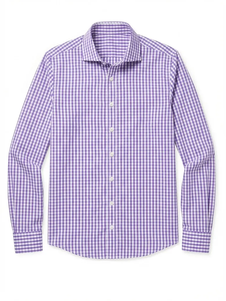 Camisa de popelina blanca lisa de fácil planchado