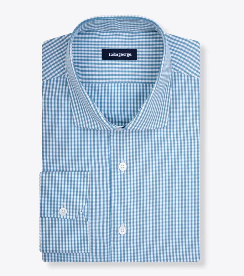 Camisa de popelina blanca lisa de fácil planchado