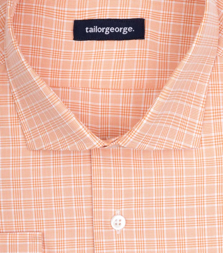 Camisa de popelina blanca lisa de fácil planchado