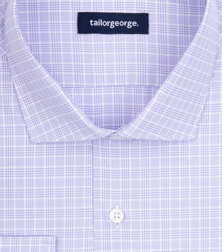 Camisa de popelina blanca lisa de fácil planchado
