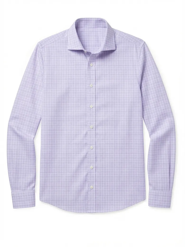 Camisa de popelina blanca lisa de fácil planchado