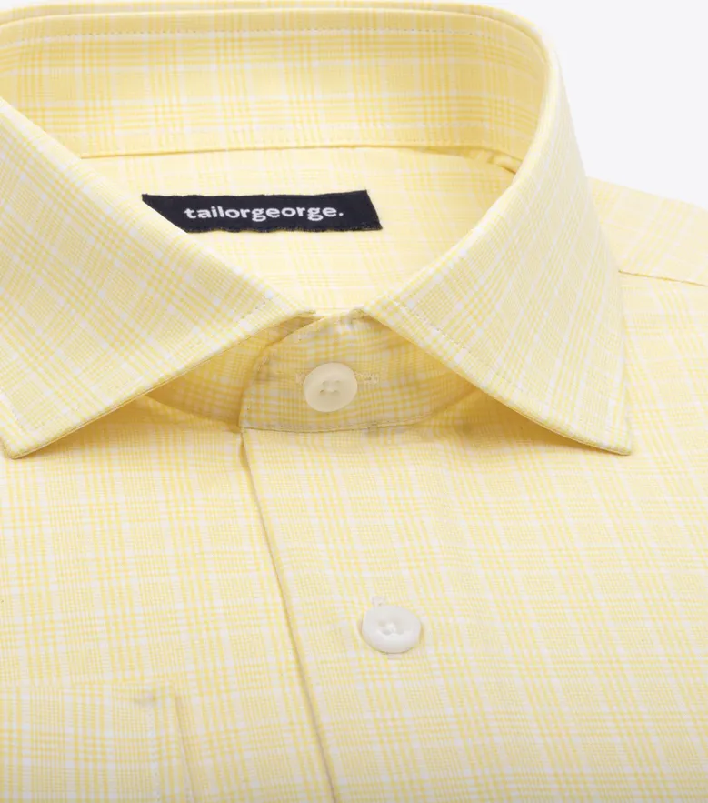 Camisa de popelina blanca lisa de fácil planchado
