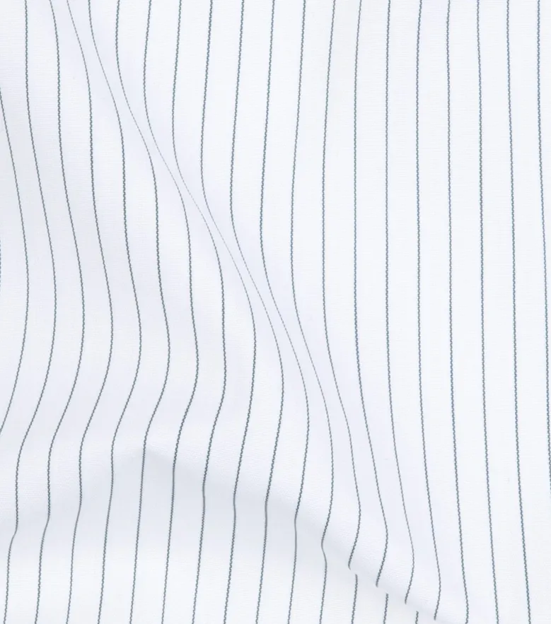 Camisa de popelina blanca lisa de fácil planchado