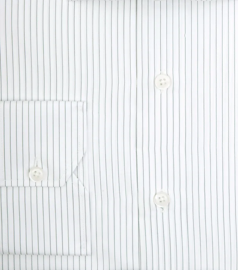 Camisa de popelina blanca lisa de fácil planchado