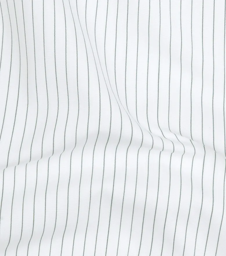 Camisa de popelina blanca lisa de fácil planchado