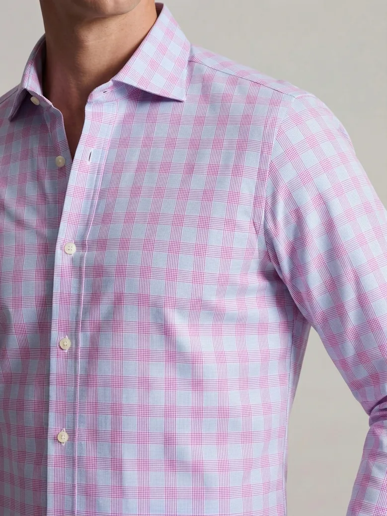 Camisa de popelina blanca lisa de fácil planchado