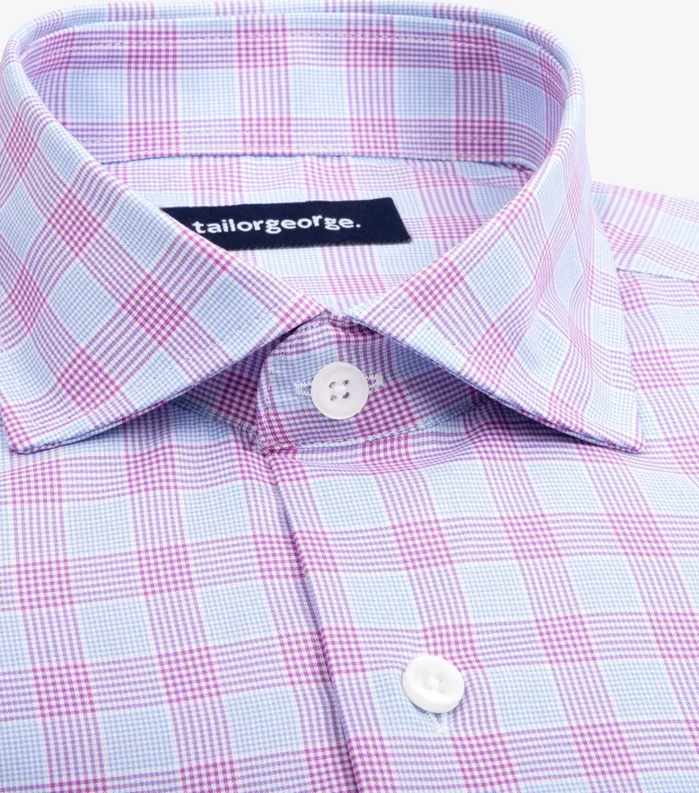 Camisa de popelina blanca lisa de fácil planchado
