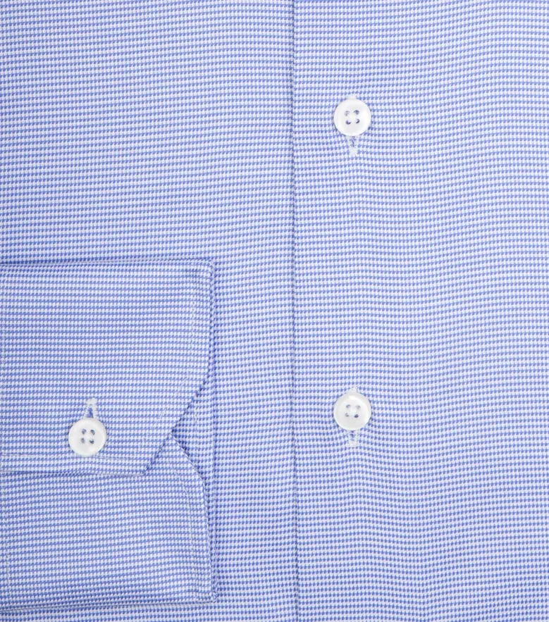 Camisa de popelina blanca lisa de fácil planchado
