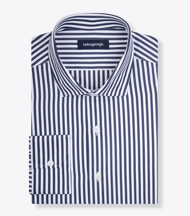 Camisa de popelina blanca lisa de fácil planchado
