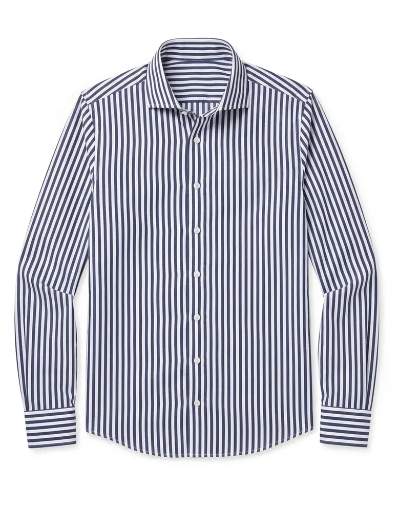Camisa de popelina blanca lisa de fácil planchado