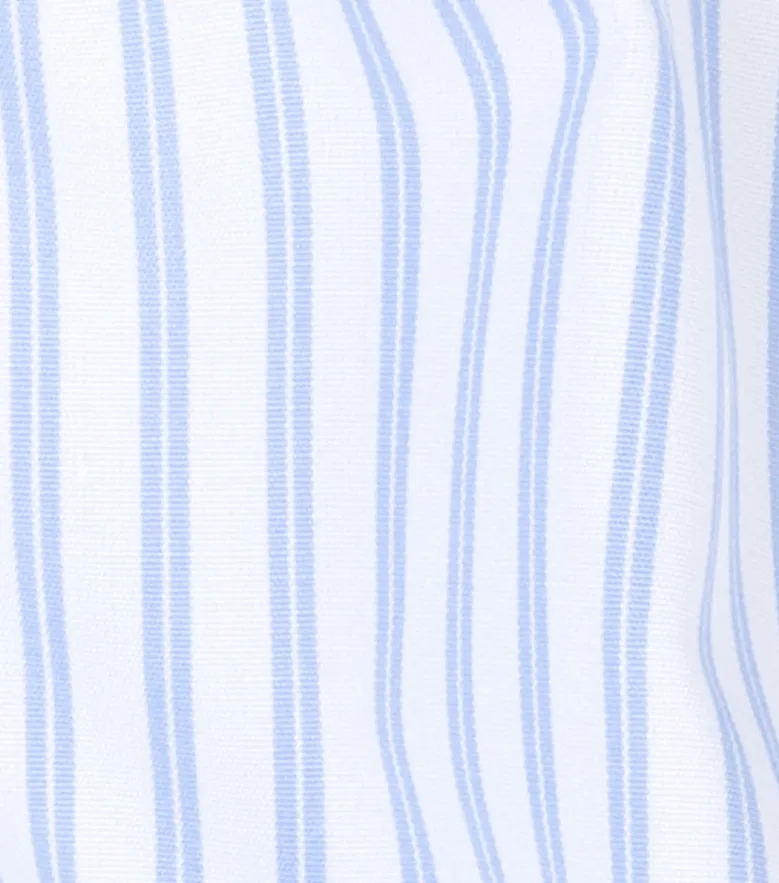 Camisa de popelina blanca lisa de fácil planchado