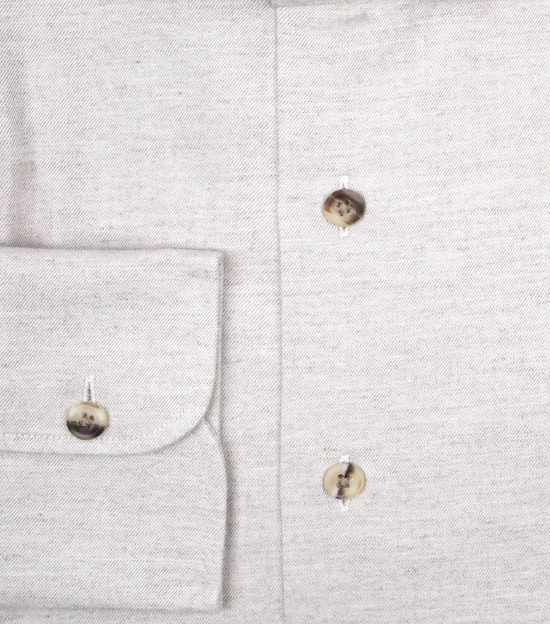 Camisa de popelina blanca lisa de fácil planchado