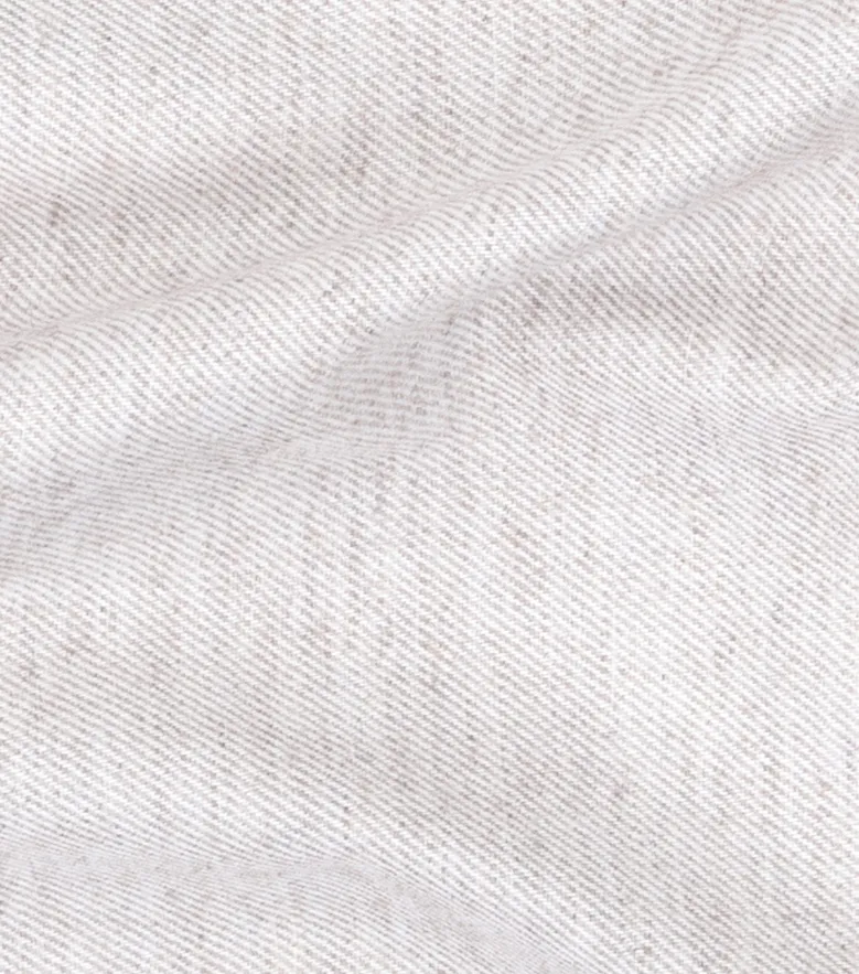 Camisa de popelina blanca lisa de fácil planchado
