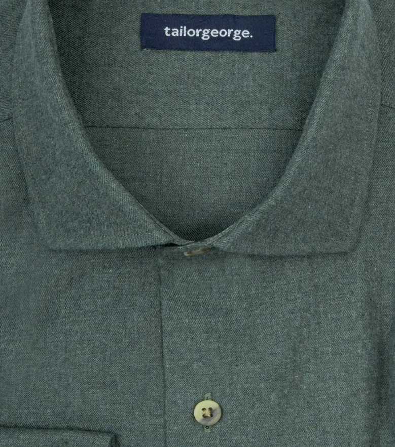 Camisa de popelina blanca lisa de fácil planchado