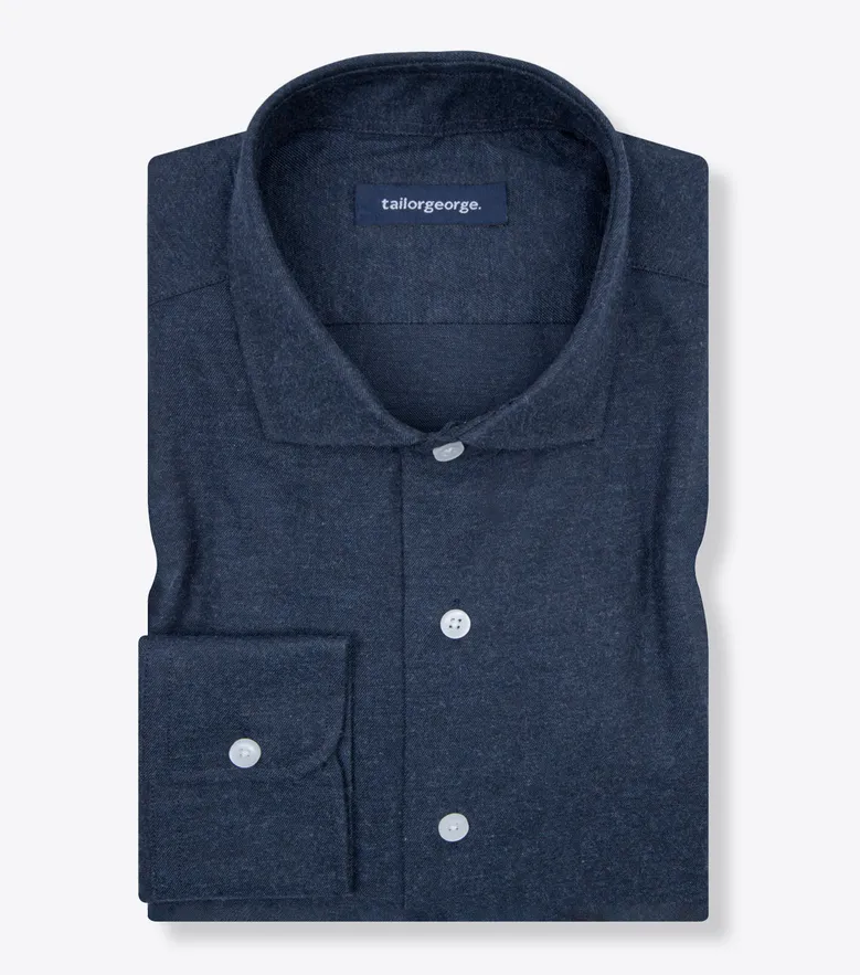Camisa de popelina blanca lisa de fácil planchado