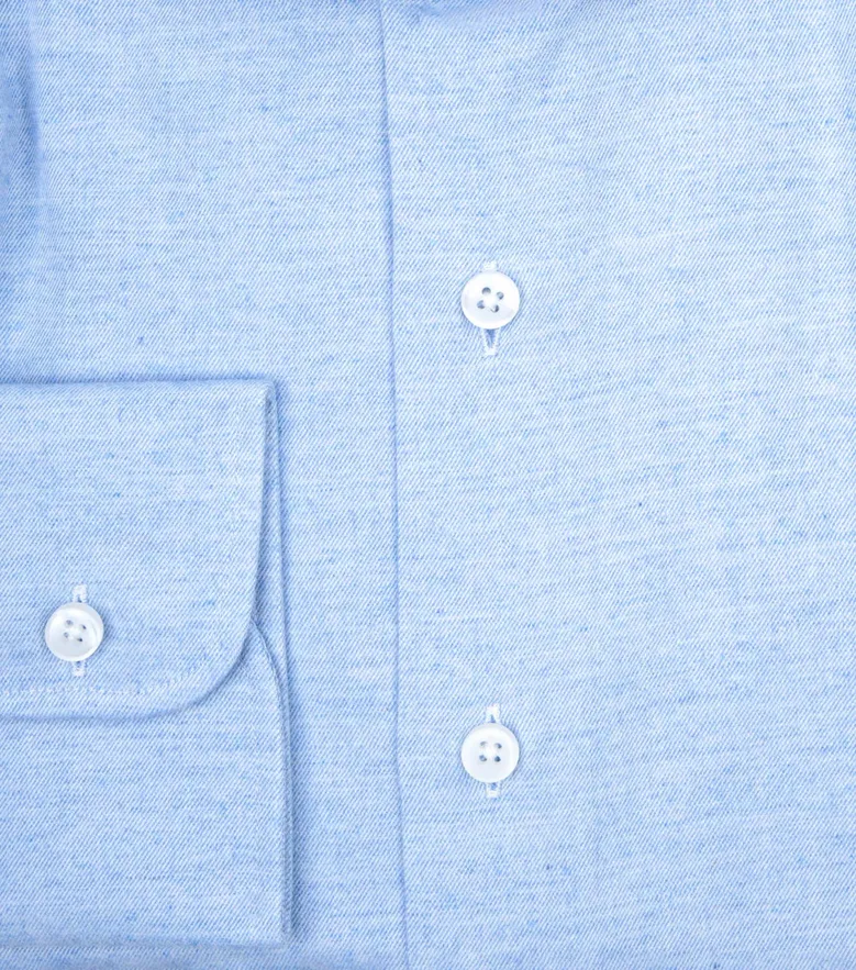 Camisa de popelina blanca lisa de fácil planchado