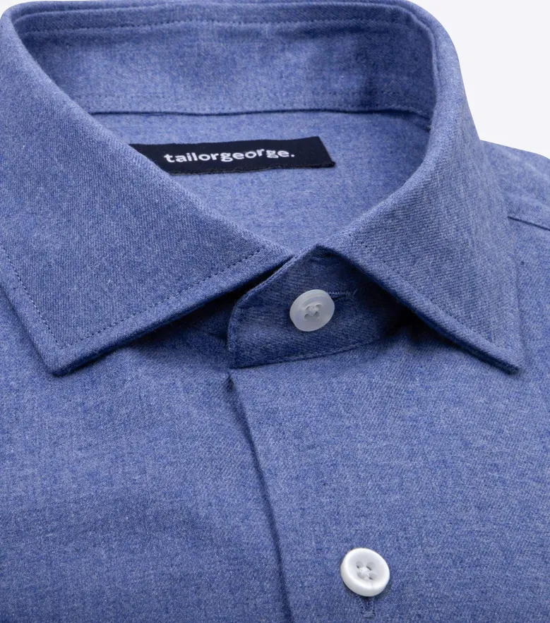 Camisa de popelina blanca lisa de fácil planchado