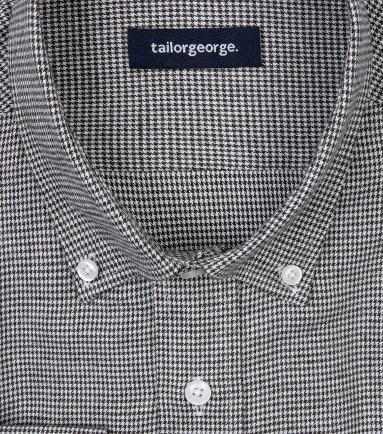 Camisa de popelina blanca lisa de fácil planchado
