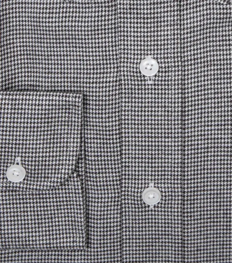 Camisa de popelina blanca lisa de fácil planchado