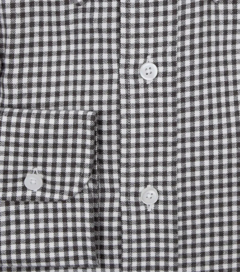 Camisa de popelina blanca lisa de fácil planchado
