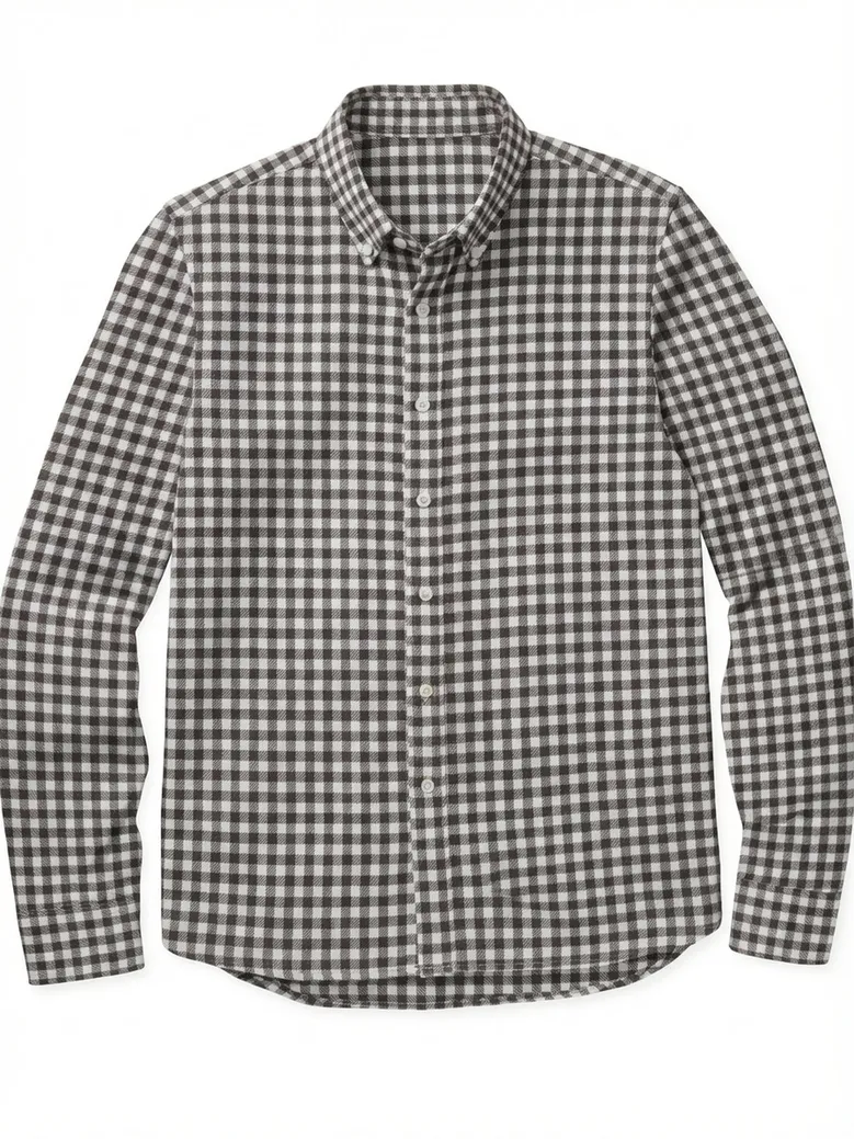 Camisa de popelina blanca lisa de fácil planchado