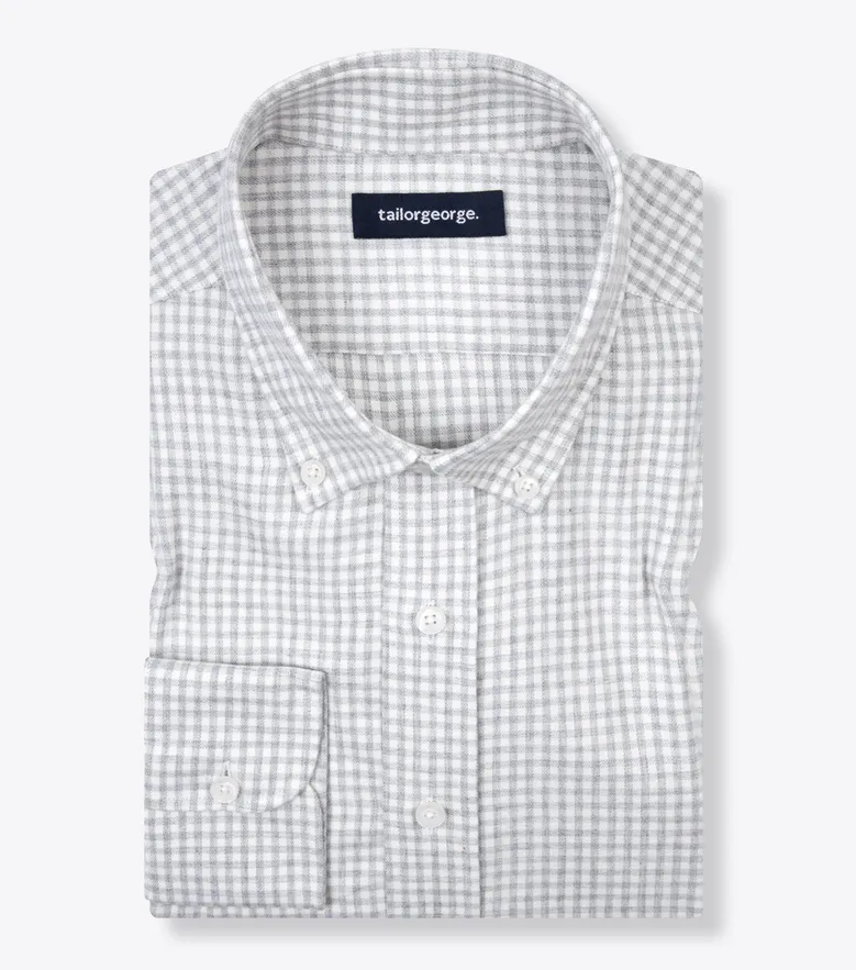 Camisa de popelina blanca lisa de fácil planchado