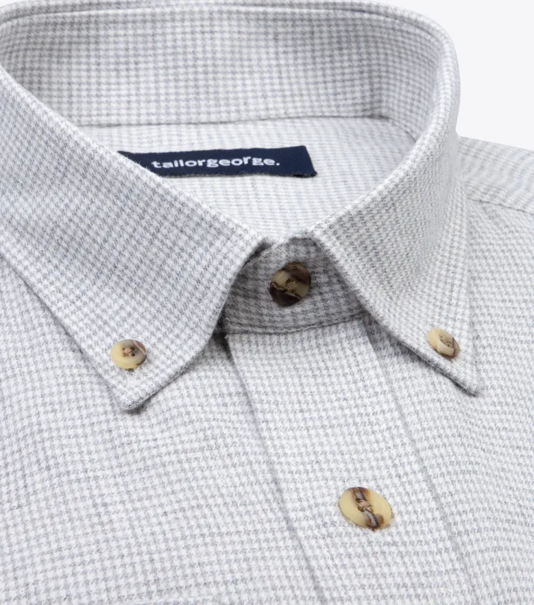 Camisa de popelina blanca lisa de fácil planchado