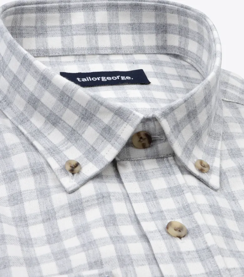 Camisa de popelina blanca lisa de fácil planchado