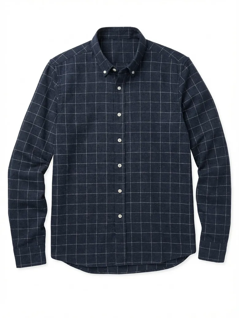 Camisa de popelina blanca lisa de fácil planchado