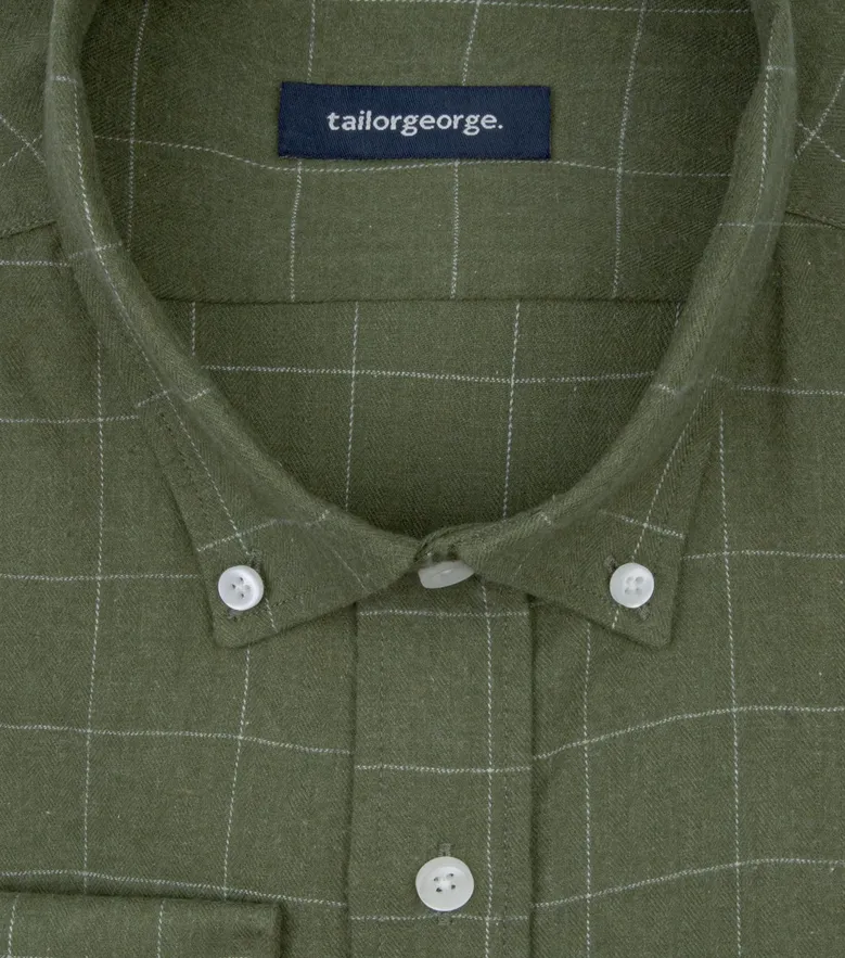 Camisa de popelina fácil de planchar
