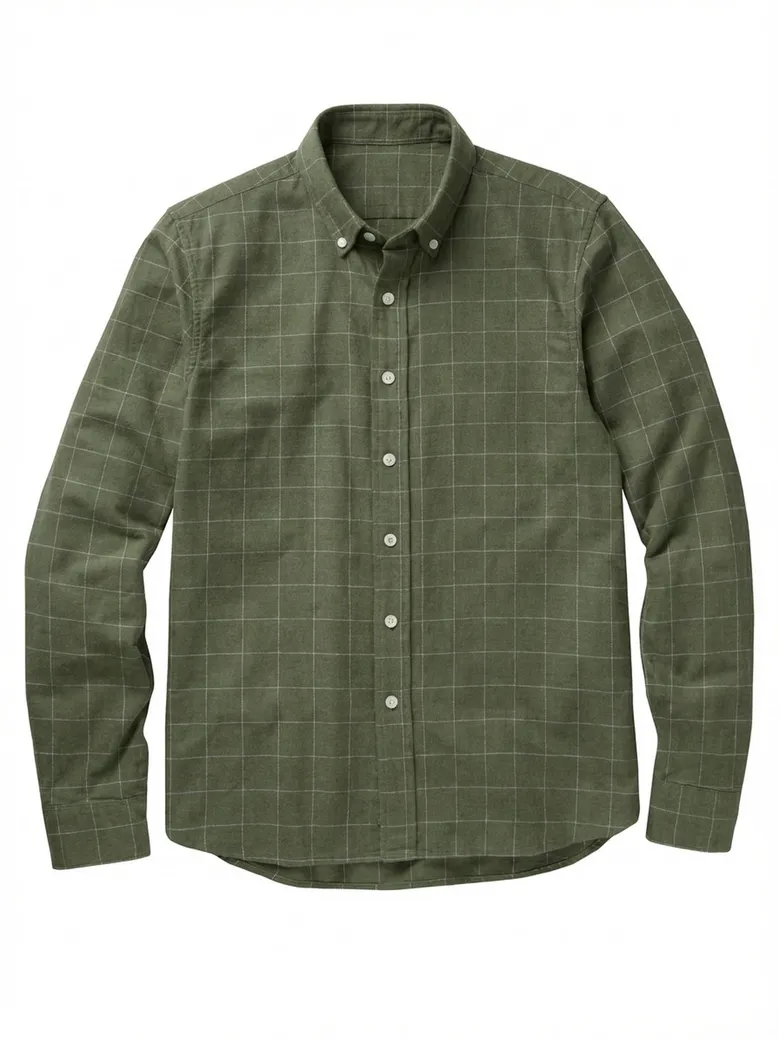 Camisa de popelina fácil de planchar