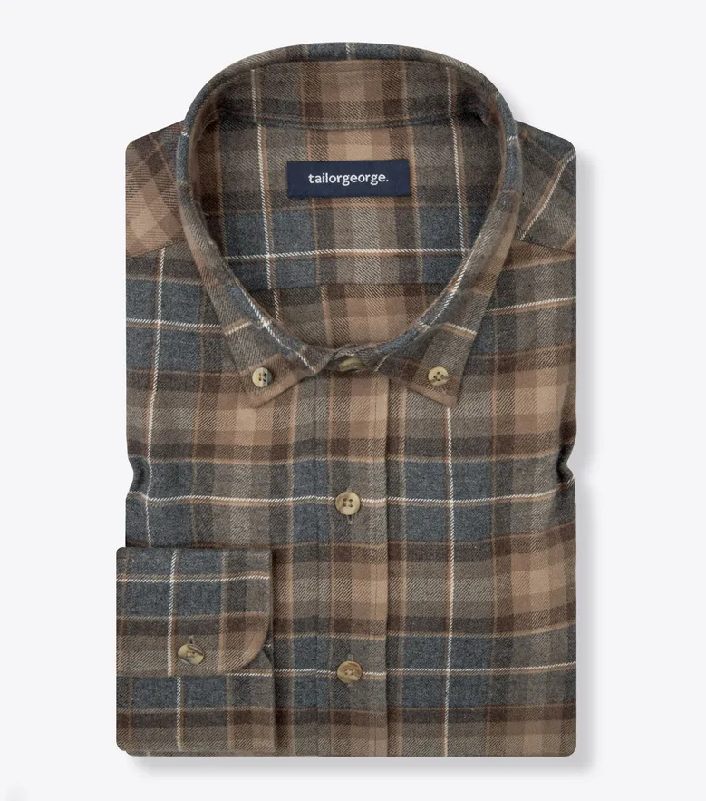 Camisa de popelina fácil de planchar