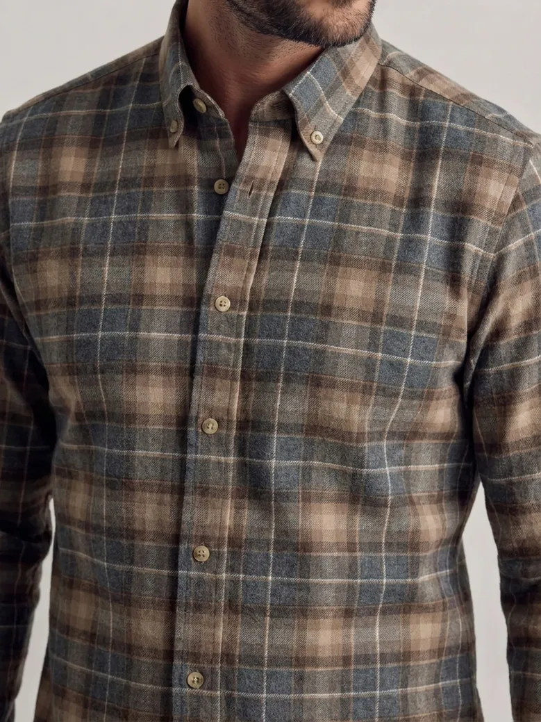Camisa de popelina fácil de planchar