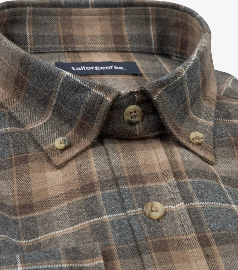 Camisa de popelina fácil de planchar